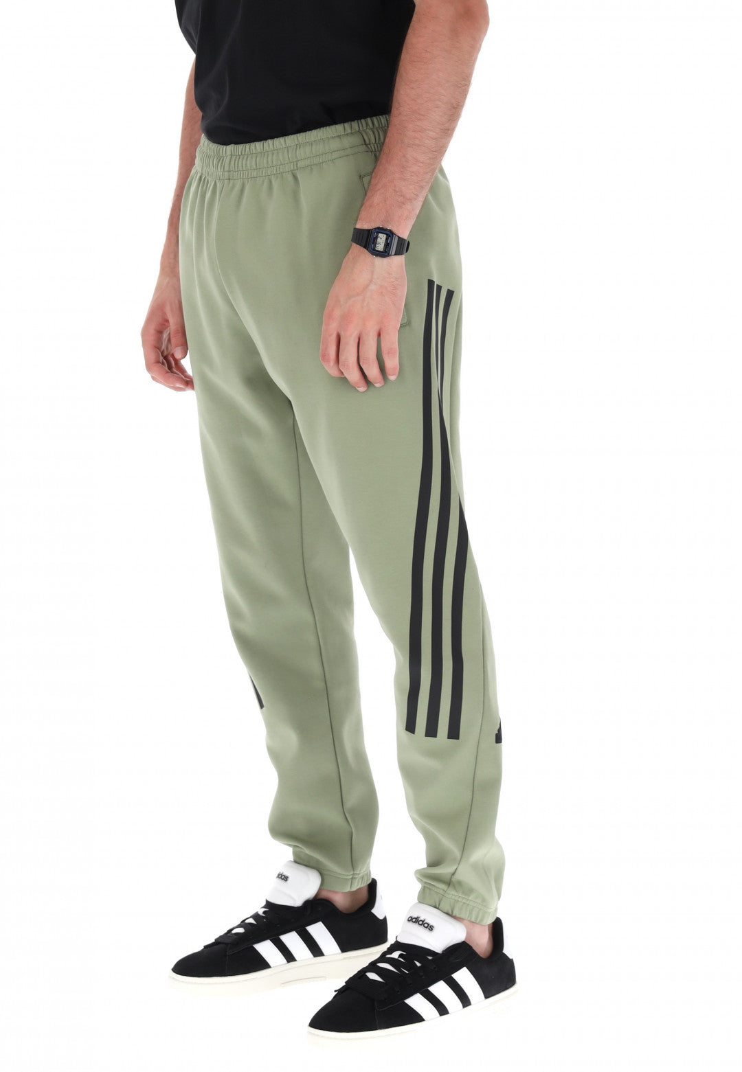 PANTALONI ADIDAS FUTURE ICONS 3-STRIPES VERDE UOMO