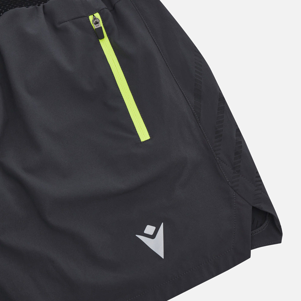 MACRON PANTALONCINO RUNNING KOLBY UOMO GRIGIO