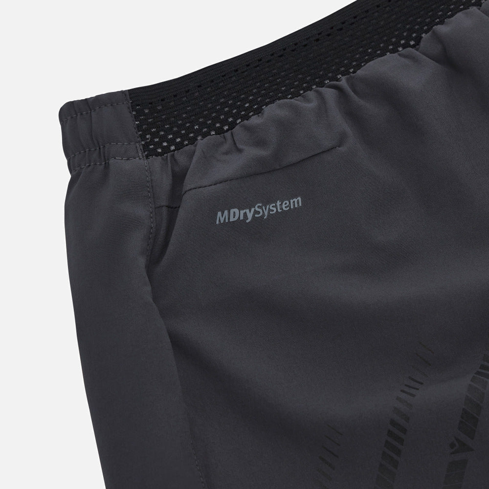MACRON PANTALONCINO RUNNING KOLBY UOMO GRIGIO