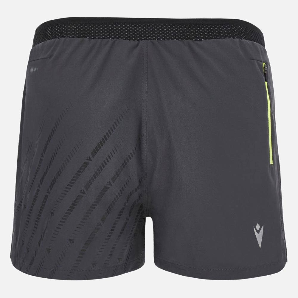 MACRON PANTALONCINO RUNNING KOLBY UOMO GRIGIO