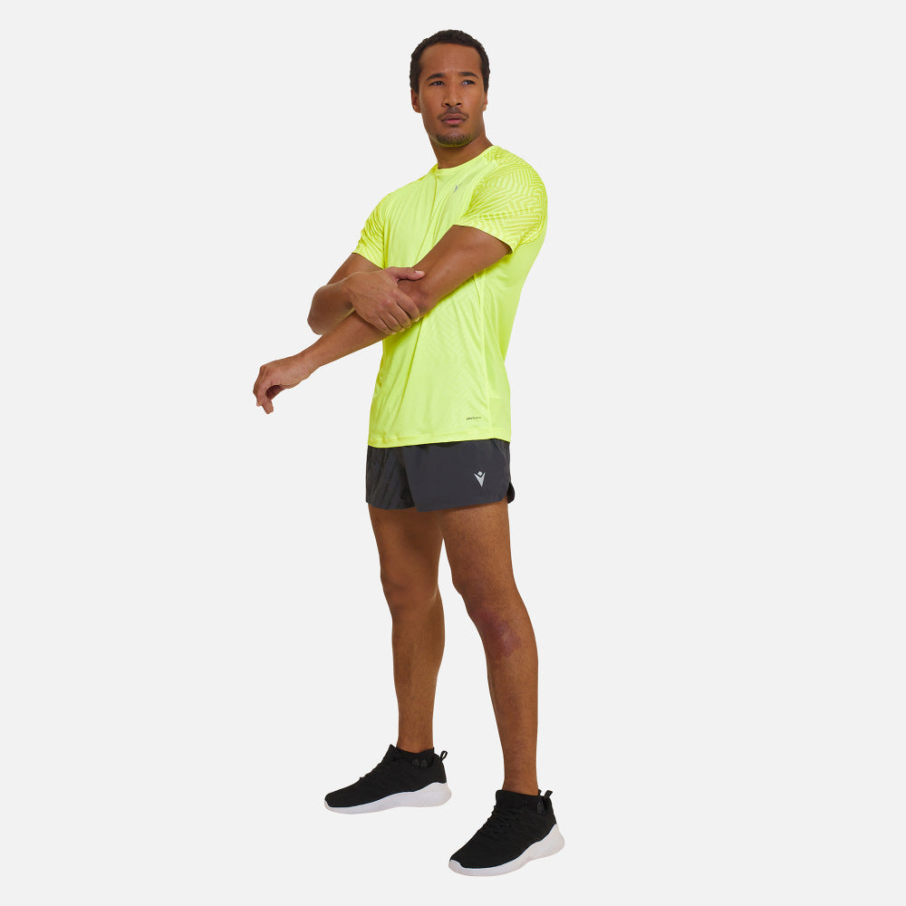 MACRON PANTALONCINO RUNNING KOLBY UOMO GRIGIO