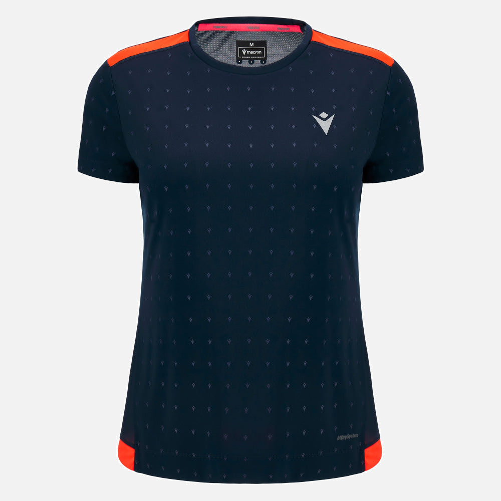 MACRON T SHIRT TECNICA ELVIRE DONNA BLU NAVY