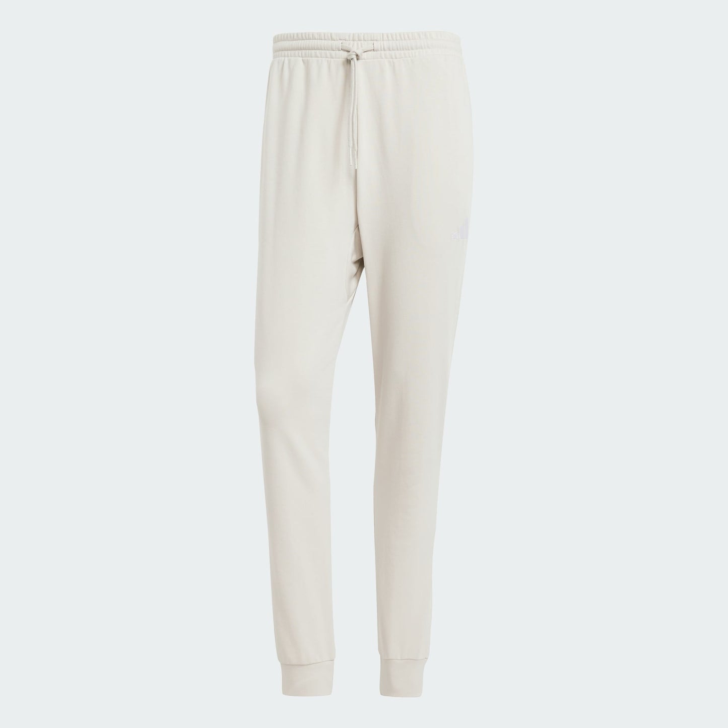 PANTALONI ADIDAS ESSENTIALS FEEL COMFORT FRENCH TERRY BEIGE UOMO