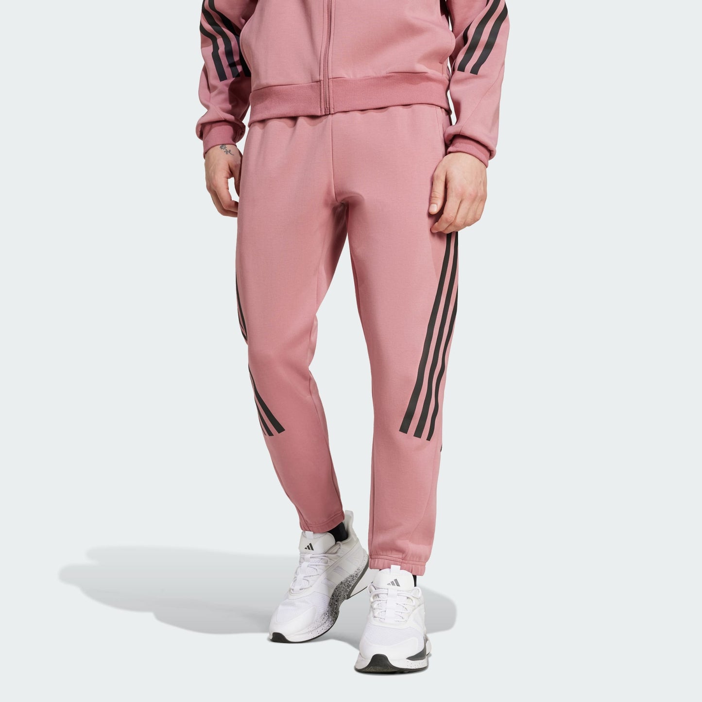ADIDAS PANTALONI FUTURE ICONS 3-STRIPES ROSSO UOMO