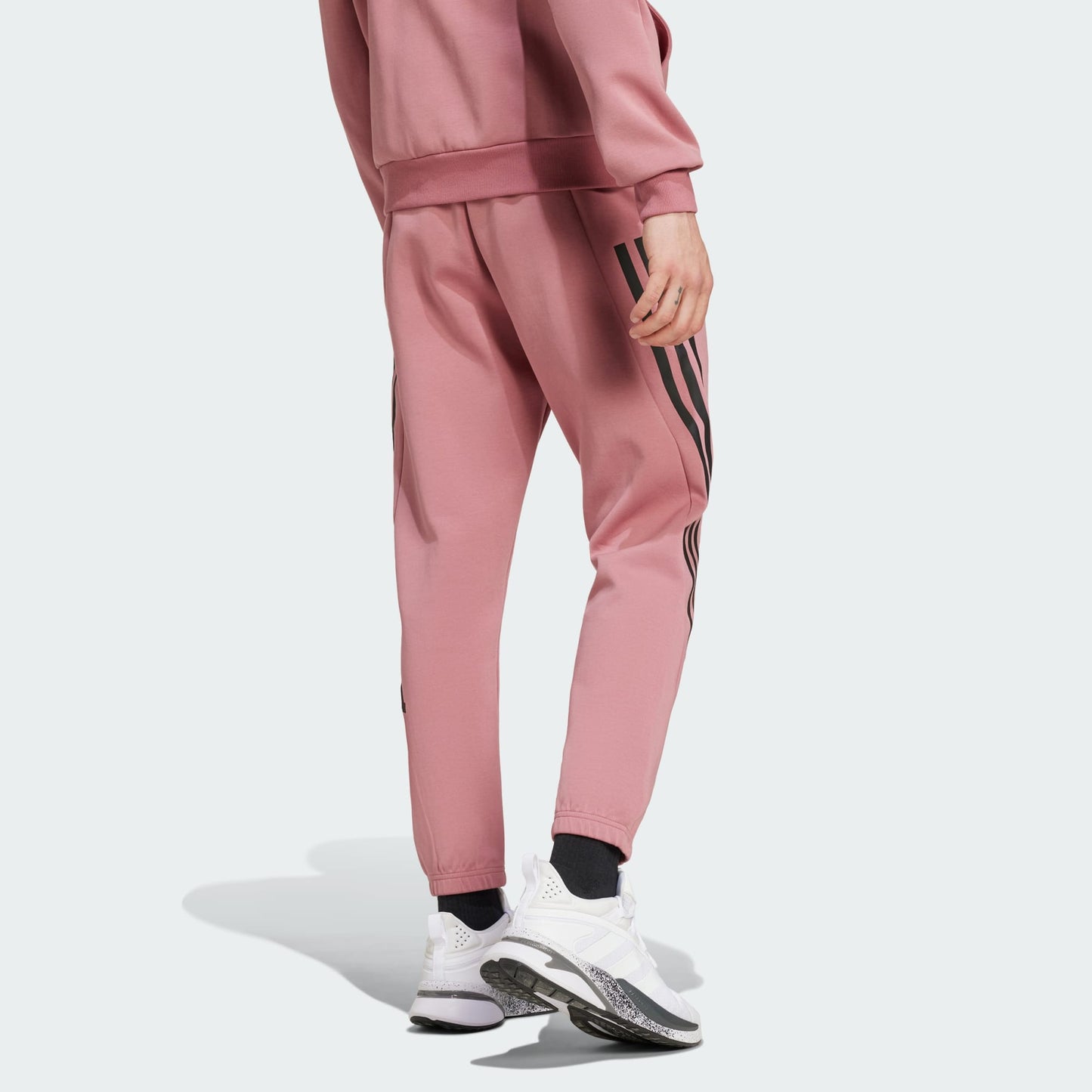 ADIDAS PANTALONI FUTURE ICONS 3-STRIPES ROSSO UOMO