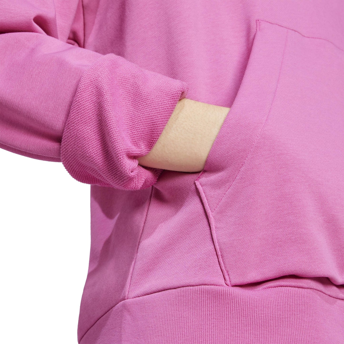 FELPA CAPPUCCIO ADIDAS HOODED SWEAT FT DONNA ROSA