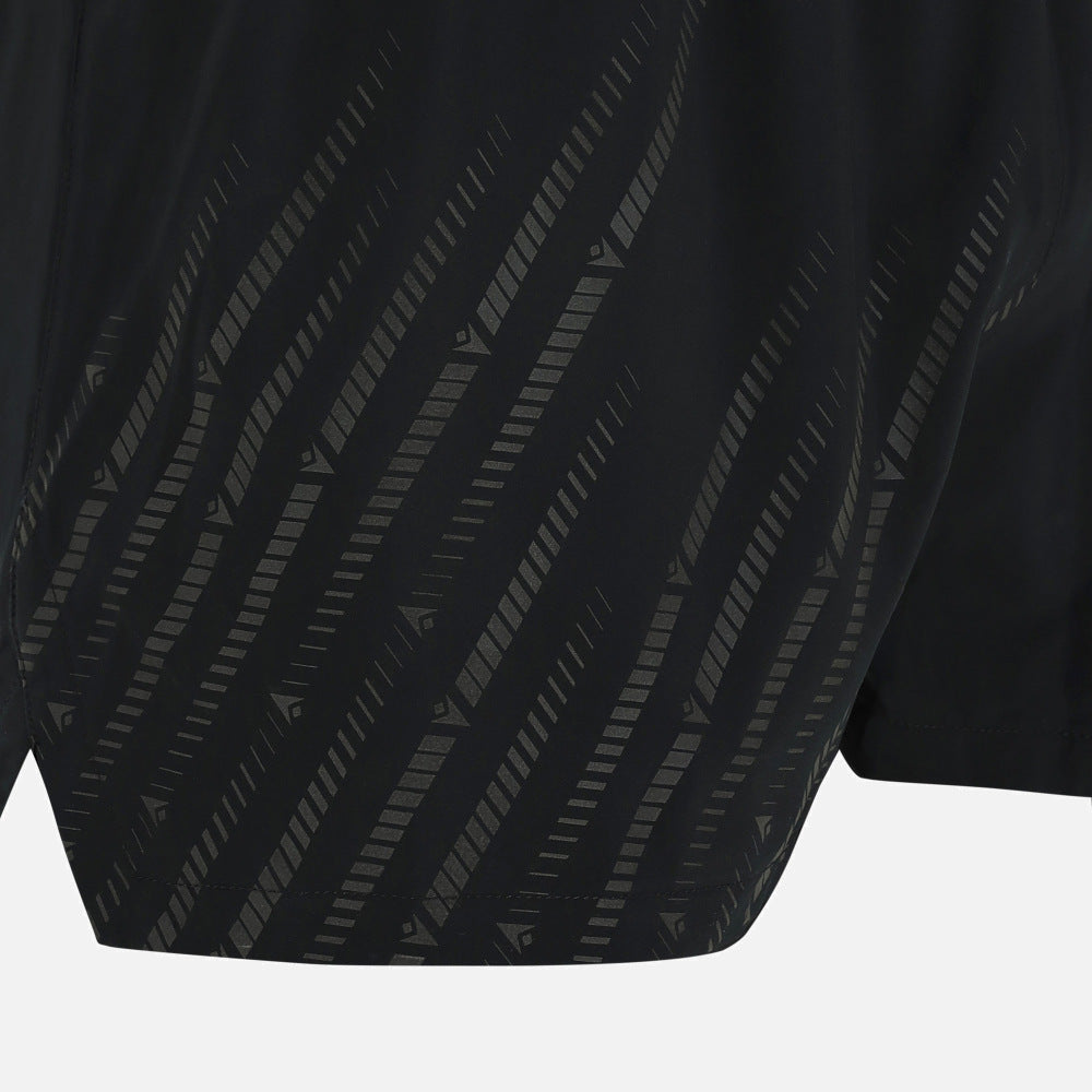 MACRON PANTALONCINO RUNNING KOLBY UOMO NERO