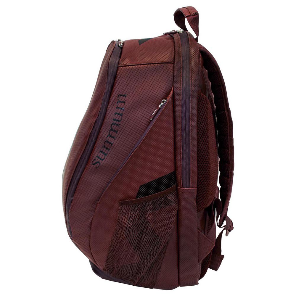 VARLION BORSA PADEL AMBASSADORS LEATHER BORDEAUX 26L
