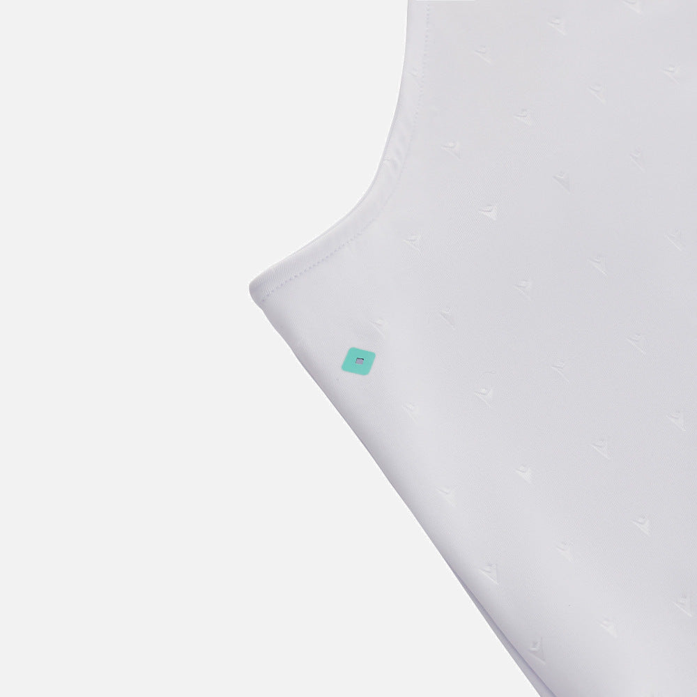 MACRON VESTITO LUCILLA DONNA BIANCO/TURCHESE