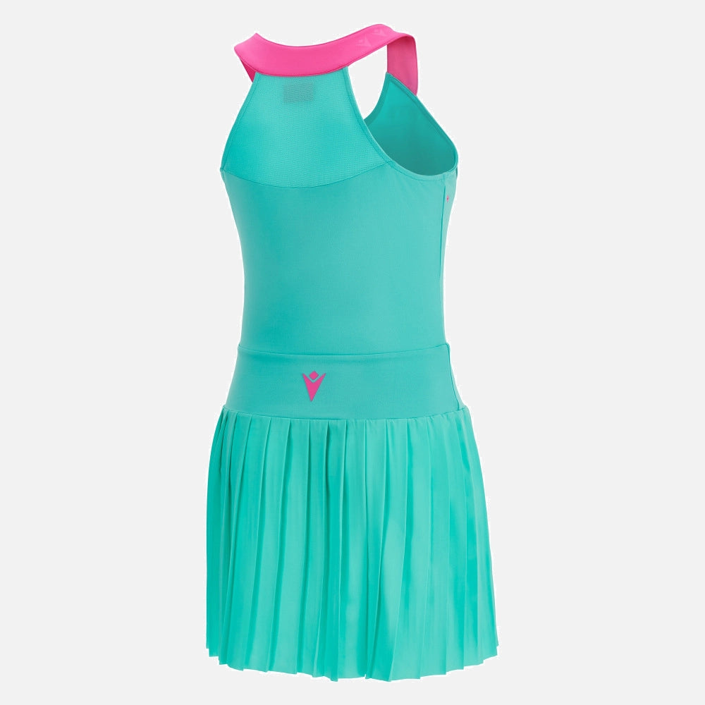MACRON VESTITO TAMARA DONNA TURCHESE/FUCSIA