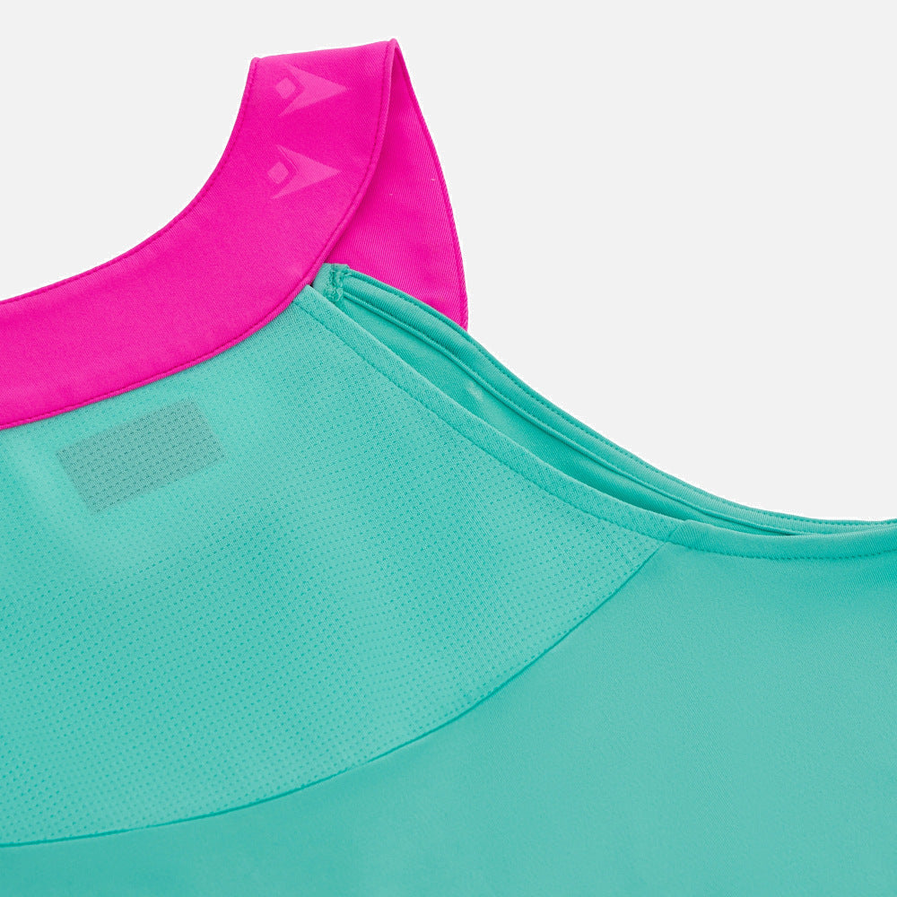 MACRON VESTITO TAMARA DONNA TURCHESE/FUCSIA