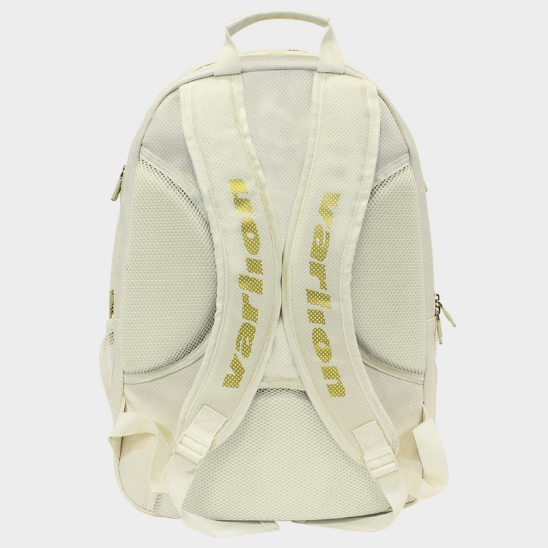 VARLION BORSA PADEL AMBASSADORS LEATHER BIANCO 26L