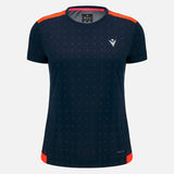 MACRON T SHIRT TECNICA  ELVIRE DONNA BLU NAVY