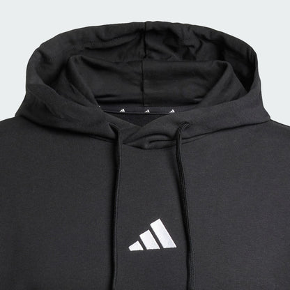 FELPA CAPPUCCIO ADIDAS ESSENTIALS FEELCOZY FRENCH TERRY NERO UOMO