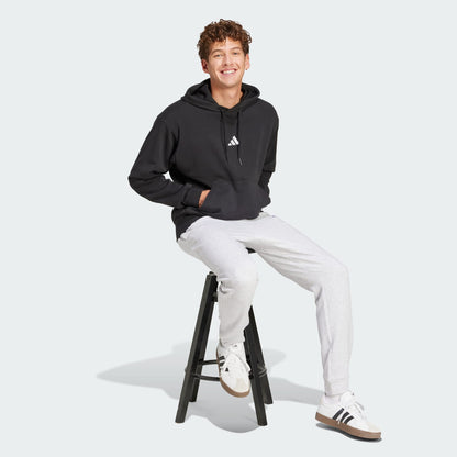 FELPA CAPPUCCIO ADIDAS ESSENTIALS FEELCOZY FRENCH TERRY NERO UOMO