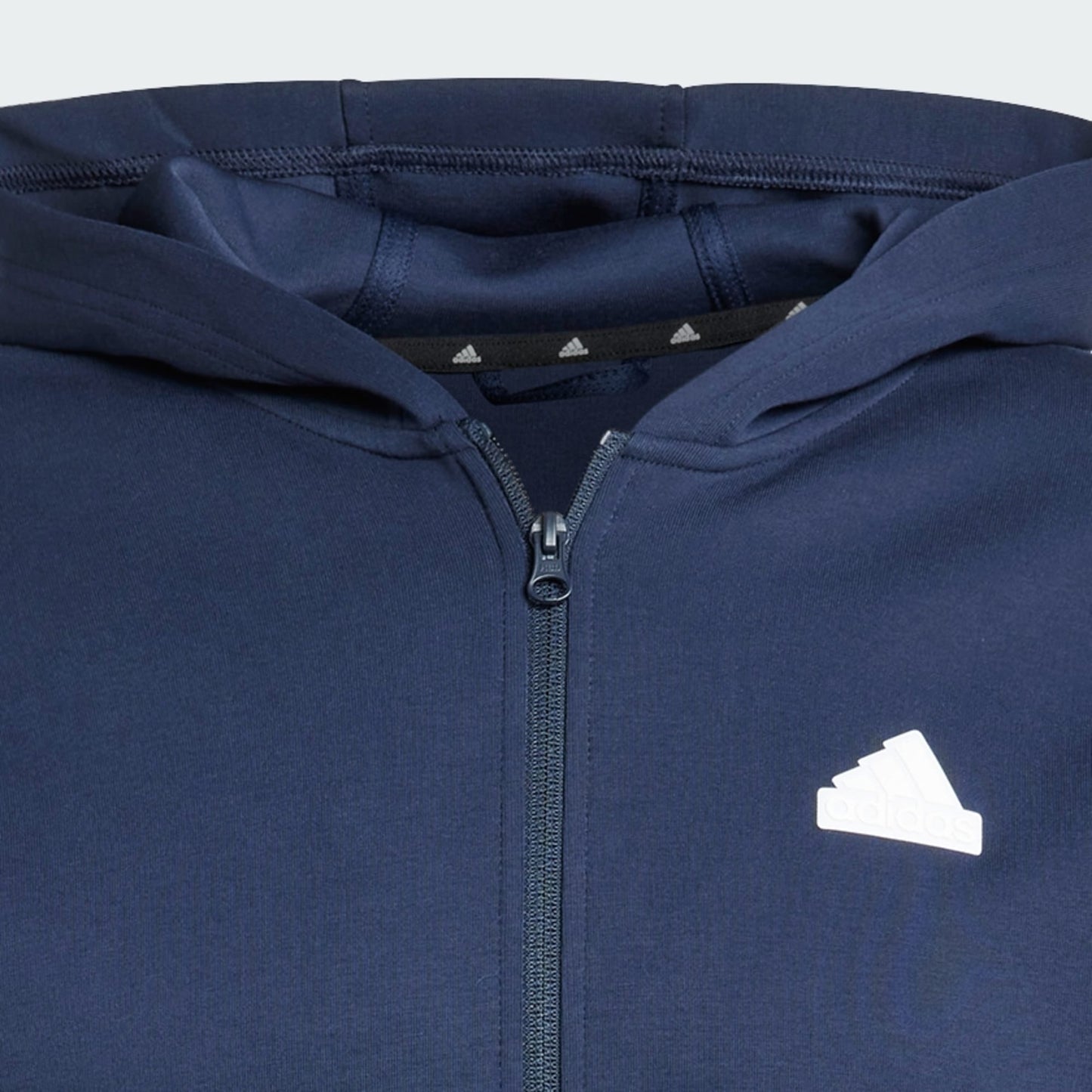 FELPA CAPPUCCIO ADIDAS FUTURE ICONS 3-STRIPES FULL ZIP UOMO BLU