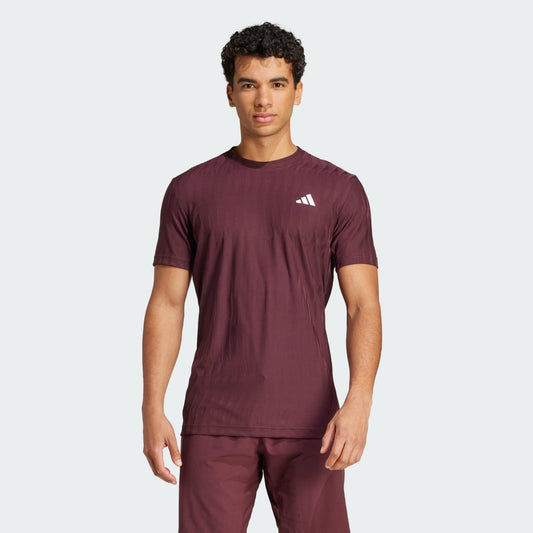ADIDAS T-SHIRT FREELIFT AURORA RUBY UOMO