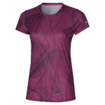 MIZUNO T-SHIRT GRAPHIC TEE DONNA PURPLE