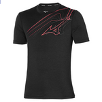 MIZUNO T-SHIRT IMPULSE CORE DRIVEN GRAPHIC TEE UOMO NERO