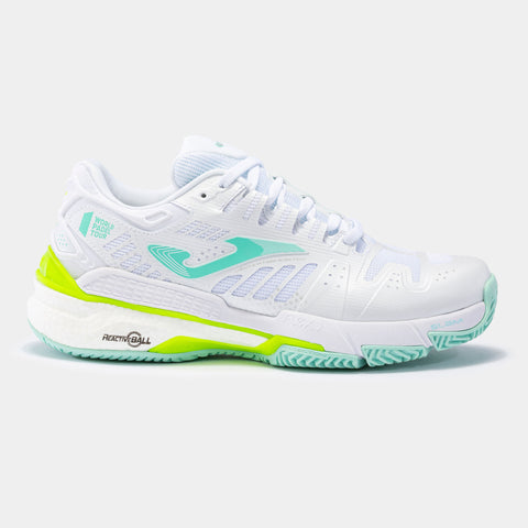 JOMA T.SLAM DONNA 23 BIANCO/CELESTE