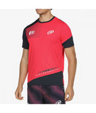 BULLPADEL T-SHIRT WPT UOMO RICIONE 22 ROSSO CARMINIO FLUO / BLU NAVY
